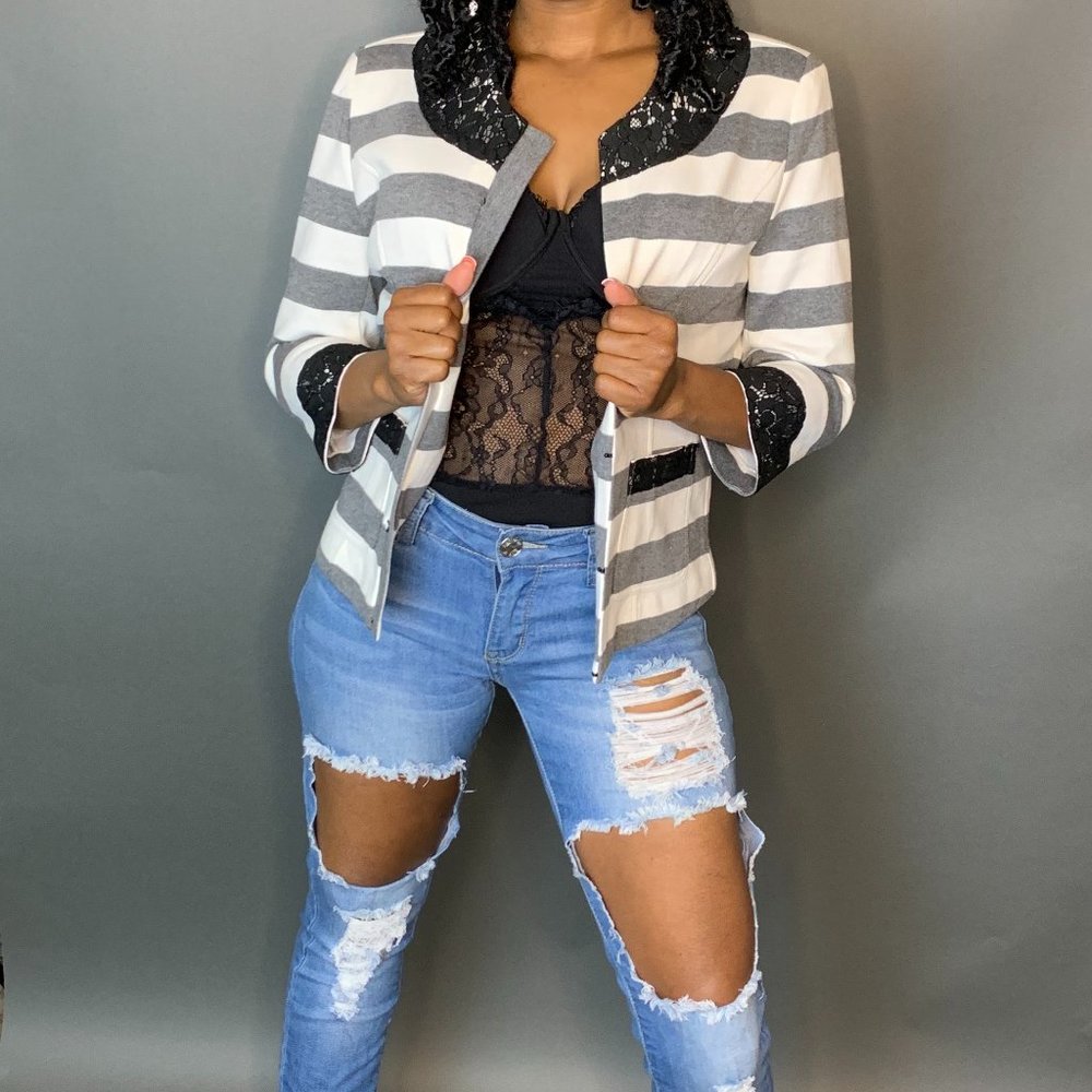 Striped Blazer